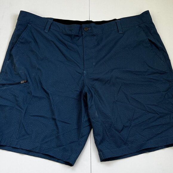 Hawke & Co Lightweight Free Flex Waistband Stretch Golf Short Blue Size 42‎ W - Picture 2 of 10